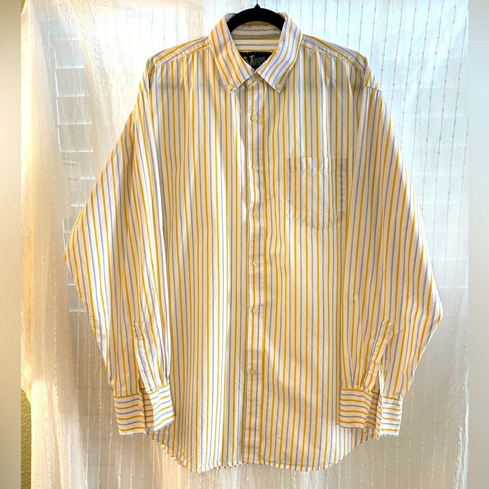 Vintage NYC Striped Button Up Size L